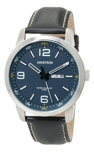 Reloj Armitron Para Hombre Con Correa De Cuero Funcional,