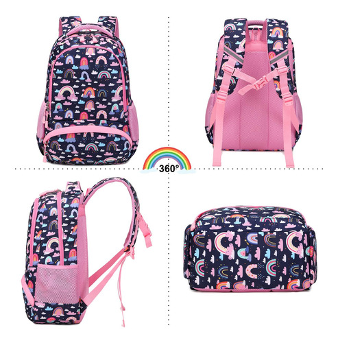 Dafelile Mochila Para Niñas Mochila Arcoíris Para Niñas Moch