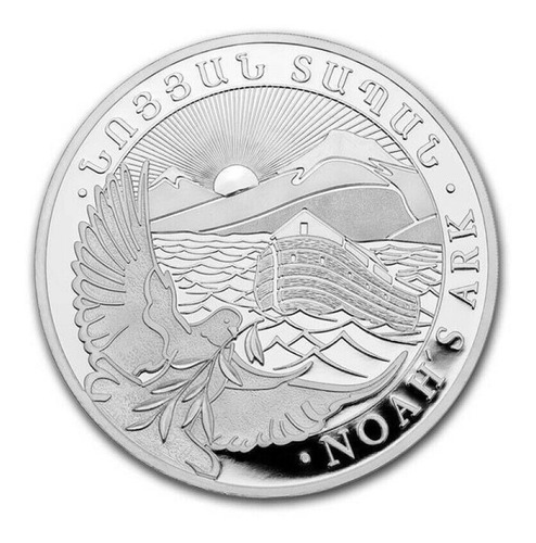 Plata Pura Certificada Edición Limitada Arca De Noe Moneda