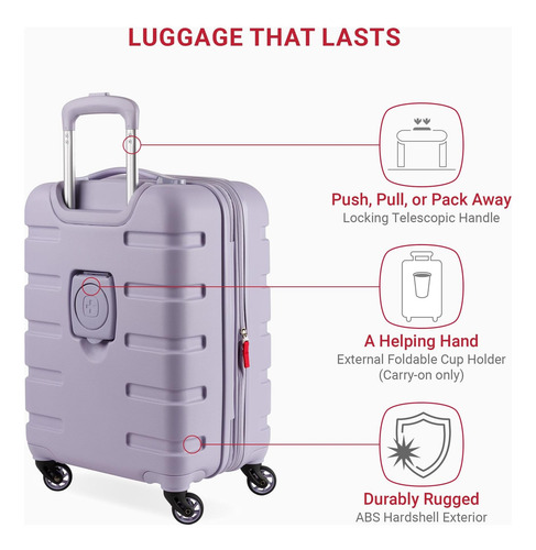 Swissgear 7366 Hardside Expandible Luggage Con Ruedas De La