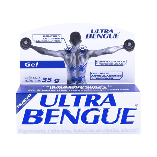 Gel Antiinflamatorio Ultra Bengue Contracturas De 35 G 