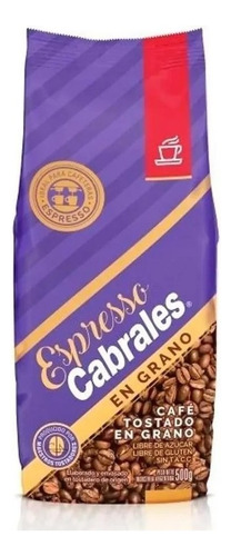 Cafe Grano Super Cabrales Oro 500gr Tostado
