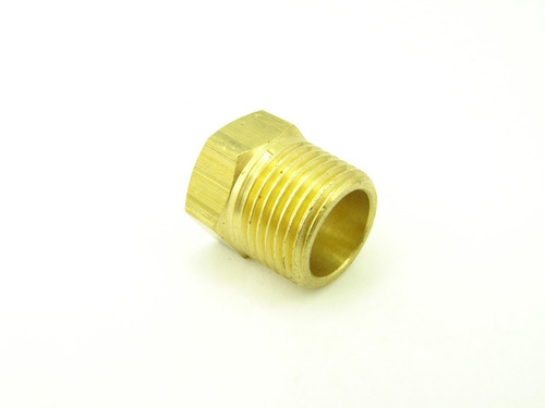 Bucha Redutora Latão 3/8 Npt Ext X 1/8 Interna - 10 Peças