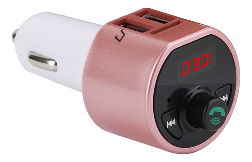 Adaptador De Radio Fm Inalámbrico Pink Transmitter Para Coch