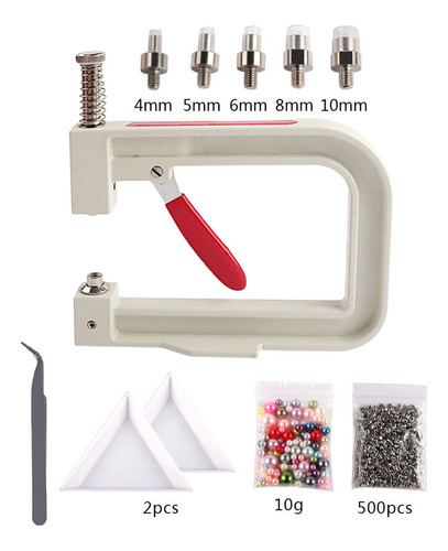Perla Hecha A Mano Máquina De Ajuste Manual Multicolor