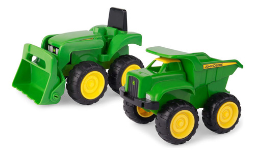Set De Vehículos De Juguete John Deere, Camión Volquete Y Tr