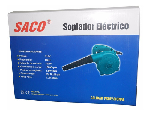 Soplador Aspiradora Polvo Marca Saco Mantenimiento Aseo