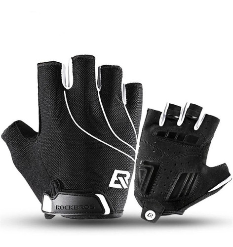 Guantes Cortos Ciclismo Gel Ciclismo Gimnasio Rockbros S107