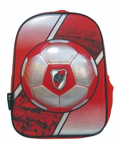 Mochila Pelota River Plate Original Jardin 12p