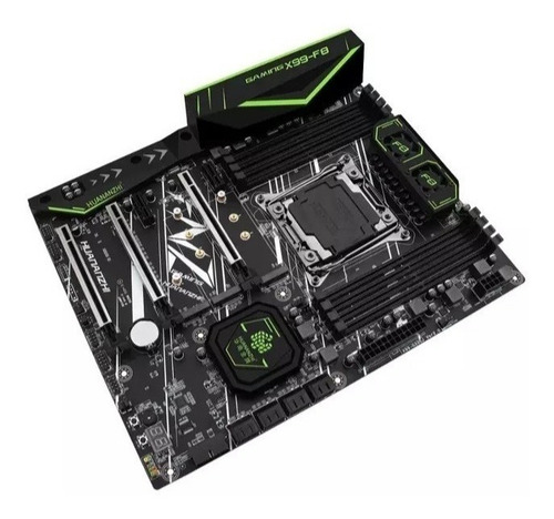 Kit Placa F8 + Xeon 2683 V4 + 64gb Ram + Cooler De 3 Fans Cor Preto