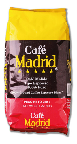 Café Madrid Molido 100% Puro 250g  - Graviola