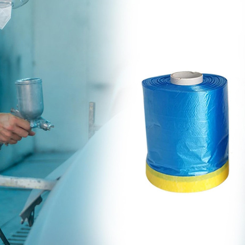 ( Rollo De Película Protectora Para Pintura De 55cmx25m