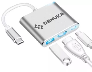 Adaptado Hub Usb-c 3.0 A Hdmi Multi Para Macbook Pro Dehuka