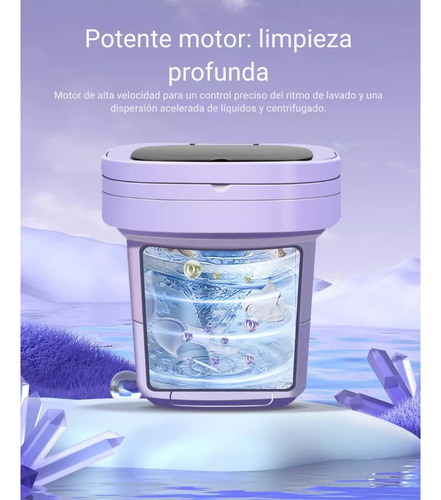 Mini Lavadora Portátil, Lavadora Plegable, Con Centrifugado Color