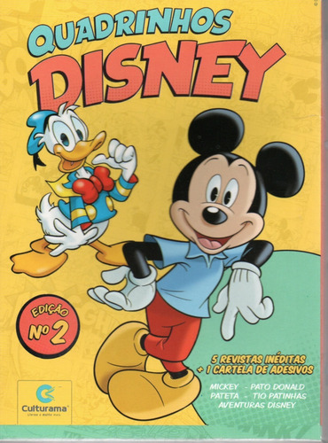 Imagem 1 de 7 de Box Revistas Disney 2 + Adesivo Culturama 02 - Bonellihq E19