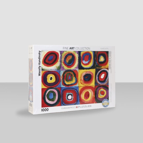 Imagen 3 de 3 de Rompecabezas: Estudio De Color Con Cuadros - 1000 Pzas