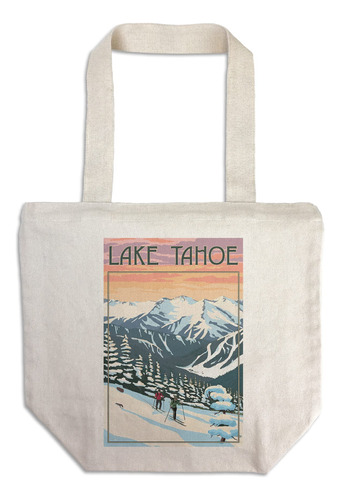 Lake Tahoe Bolsa Mano Reutilizable Para Esquiador Invierno %