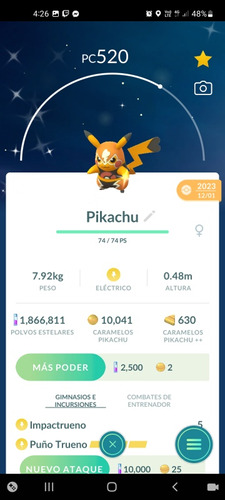 Pikachu Libre Shiny