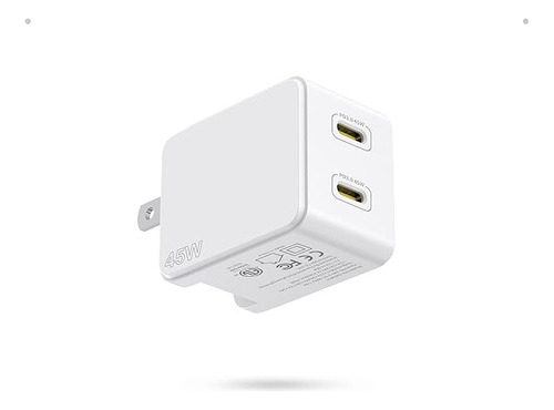 Cargador Usb C Pd De 45 W Cargador De Pared Usb Sprint De 2