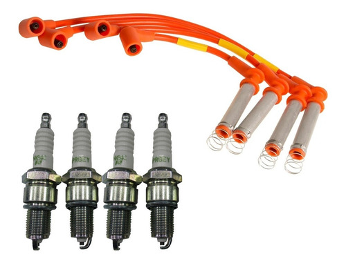 Kit Cables Bujía Ferrazzi Competicion Bujias Ngk Bpr6ey Chev