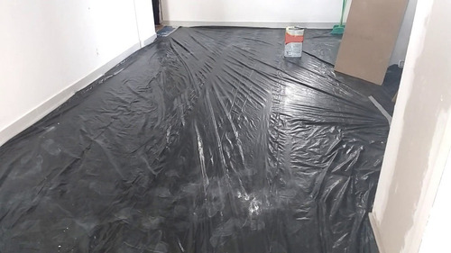 Lona Plástica Reforçada / Grossa Preta 4 X 100 Metros