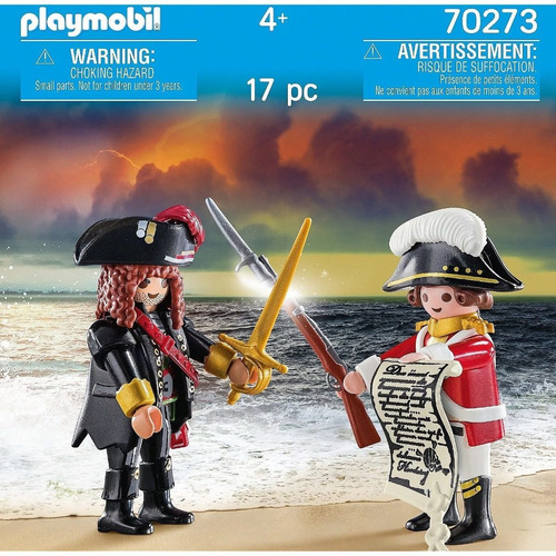 Imagen 4 de 5 de Playmobil Duo Pack 70273 Pirata Y Soldado