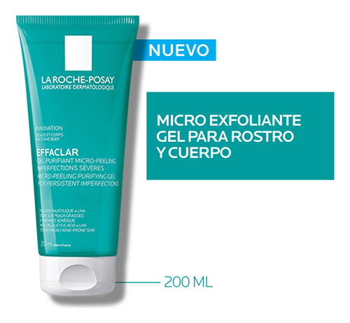 La Roche Posay Gel Effaclar Micro Exfoliante 200 Ml 