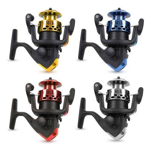 Kit De Pesca C/ 3 Varas Telescópicas 3 Molinetes+ Acessórios