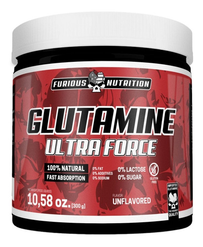 Glutamina Importada Ultra Force 300g