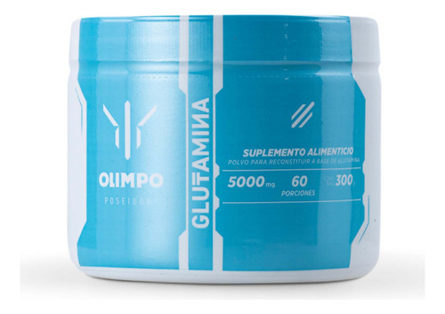 Olimpo Aminoácidos, L-glutamina 100% Pura, 300g, Poseidon, 60 Servicios Sin Sabor