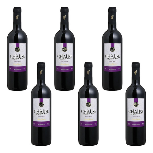 Vinho Chalise Tinto Seco Serra Gaúcha 750ml Caixa 6un