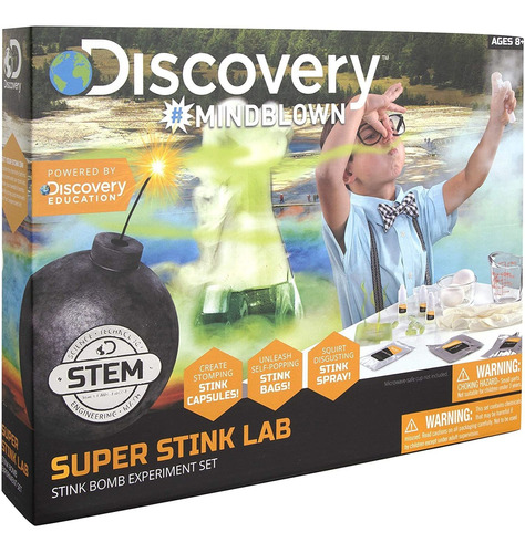 Juego Super Stink Lab Experimento Bombas Apestosas Discovery