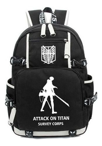 Envío Gratis Attack On Titan Mochila Luminosa Shingeki No