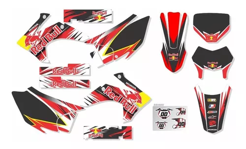 Kit adesivo moto cross trilha honda crf 230 2015 0,20mm 120 em Brasil