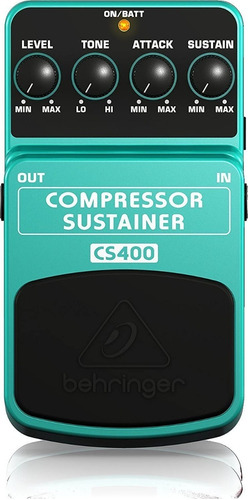 Pedal Compresor Behringer Cs400 Guitarra Eléctrica Bajo