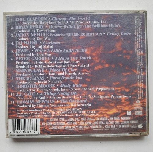 Cd Music From The Moción Picture Phenomenon John Travolta (Usado)