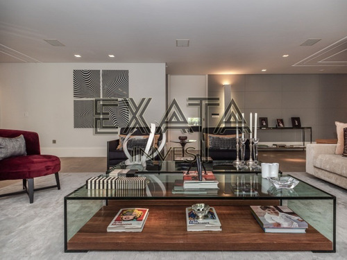 Imagem 7 de 28 de Apartamento Reformado, Moderno E Sofisticado No Jardim Paulista. Amplo Living Para Dois Ambientes, Home Theater, Sala De Almoço, Sala De Jantar, Cercados Por Um Terraço Envidraçad - Ap00686 - 693723