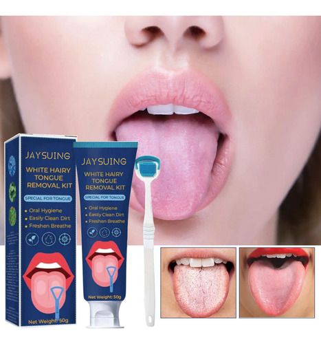 & Kit De Cepillos Limpiadores De Lengua S En Gel Oral De