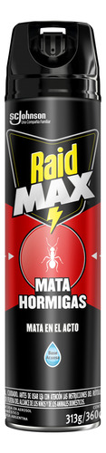 Insecticida Raid Max Mata Hormigas Aerosol 360 Cc