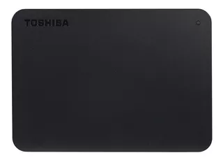 Disco rígido externo Toshiba Canvio Basics HDTB410XK3AA 1TB preto