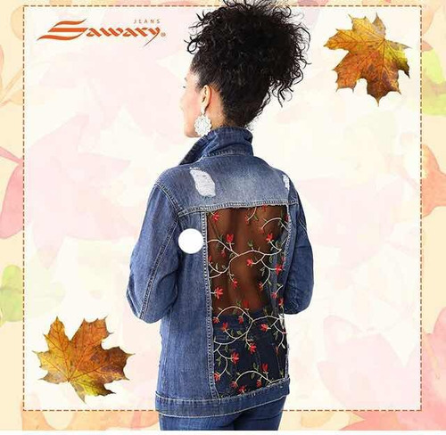Jaqueta Jeans Feminina