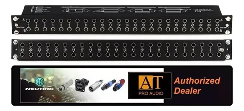 Patchbay Neutrik Nys-spp-l1 P10 1/4 48 Vias Trs Profissional Patchbay Neutrik Nys-spp-l1 P10 1/4 48 Vias Trs Profissional