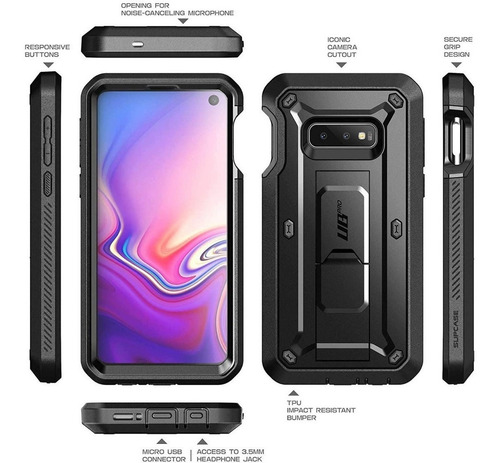 Case Supcase Para Galaxy S10e Protector 360° Con Parador