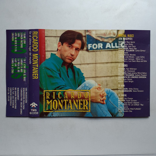 Cassette Original - Ricarmo Montaner (en El Ultimo Lugar) (Usado)