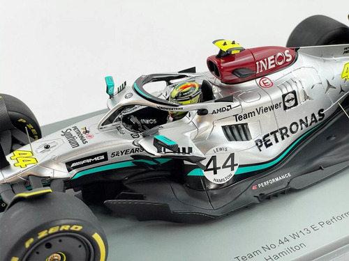 Spark F1 1/18 Mercedes W13 Bélgica 2022 Lewis Hamilton #44