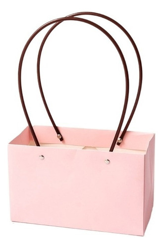 Bolsa De Regalo Para Arreglos Florales Rosa Grande Larga