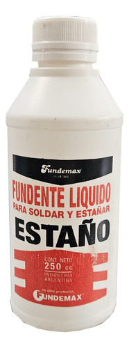 Fundente Liquido Para Soldadura Estaño Fundemax 250 Cc Tps