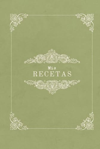 Mis Recetas | Recetario Vintage | Libro De Cocina | 100 Pági