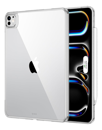 Funda Para iPad Pro 2024 De 13 Transparente Delgada Livi