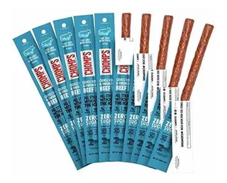 Sal De Mar - Chomps Grass Fed Beef Jerky Meat Snack Sticks,